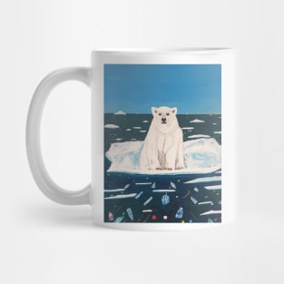 Polar Bear Drifting Mug